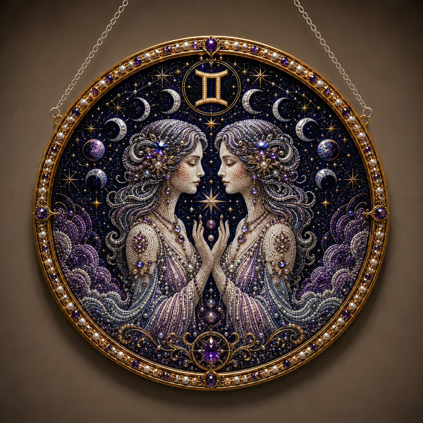 🔥Last Day 49% OFF - DIY 12 Zodiac Signs Pearl Art Kit ♈🌙