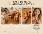 🐱 Create 4 Adorable Beaded Cats Yourself