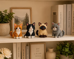 🐱 Create 4 Adorable Beaded Cats Yourself