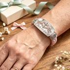 ✝️🌸Faith Over Fear Bracelet – Christian Cross Bracelet Inspired by Isaiah 41:10, Hope, Courage & Divine Strength