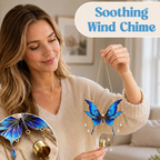🔥LAST DAY 50% OFF - 🦋DIY Filigree Cloisonne Enamel Butterfly Wind Chime Craft Kit