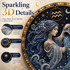 🔥Last Day 49% OFF - DIY 12 Zodiac Signs Pearl Art Kit ♈🌙