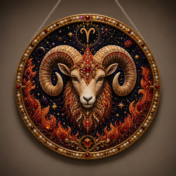 🔥Last Day 49% OFF - DIY 12 Zodiac Signs Pearl Art Kit ♈🌙