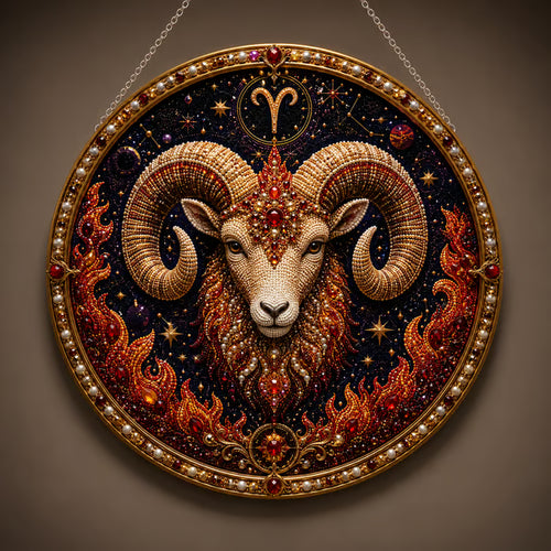 🔥Last Day 49% OFF - DIY 12 Zodiac Signs Pearl Art Kit ♈🌙