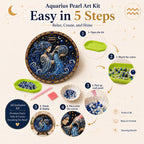 🔥Last Day 49% OFF - DIY 12 Zodiac Signs Pearl Art Kit ♈🌙