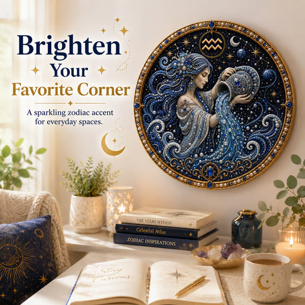 🔥Last Day 49% OFF - DIY 12 Zodiac Signs Pearl Art Kit ♈🌙