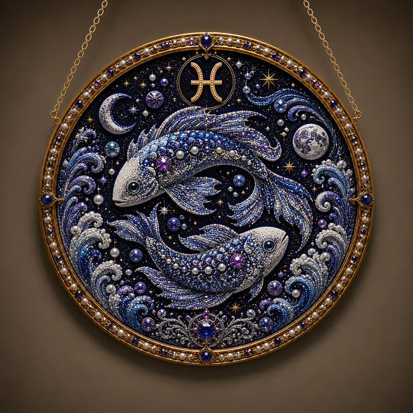 🔥Last Day 49% OFF - DIY 12 Zodiac Signs Pearl Art Kit ♈🌙