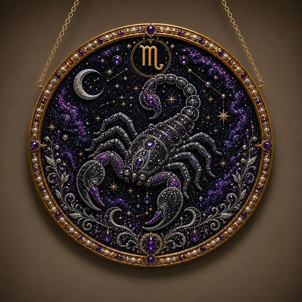 🔥Last Day 49% OFF - DIY 12 Zodiac Signs Pearl Art Kit ♈🌙