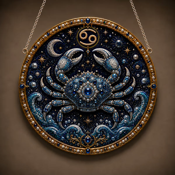 🔥Last Day 49% OFF - DIY 12 Zodiac Signs Pearl Art Kit ♈🌙