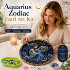 🔥Last Day 49% OFF - DIY 12 Zodiac Signs Pearl Art Kit ♈🌙